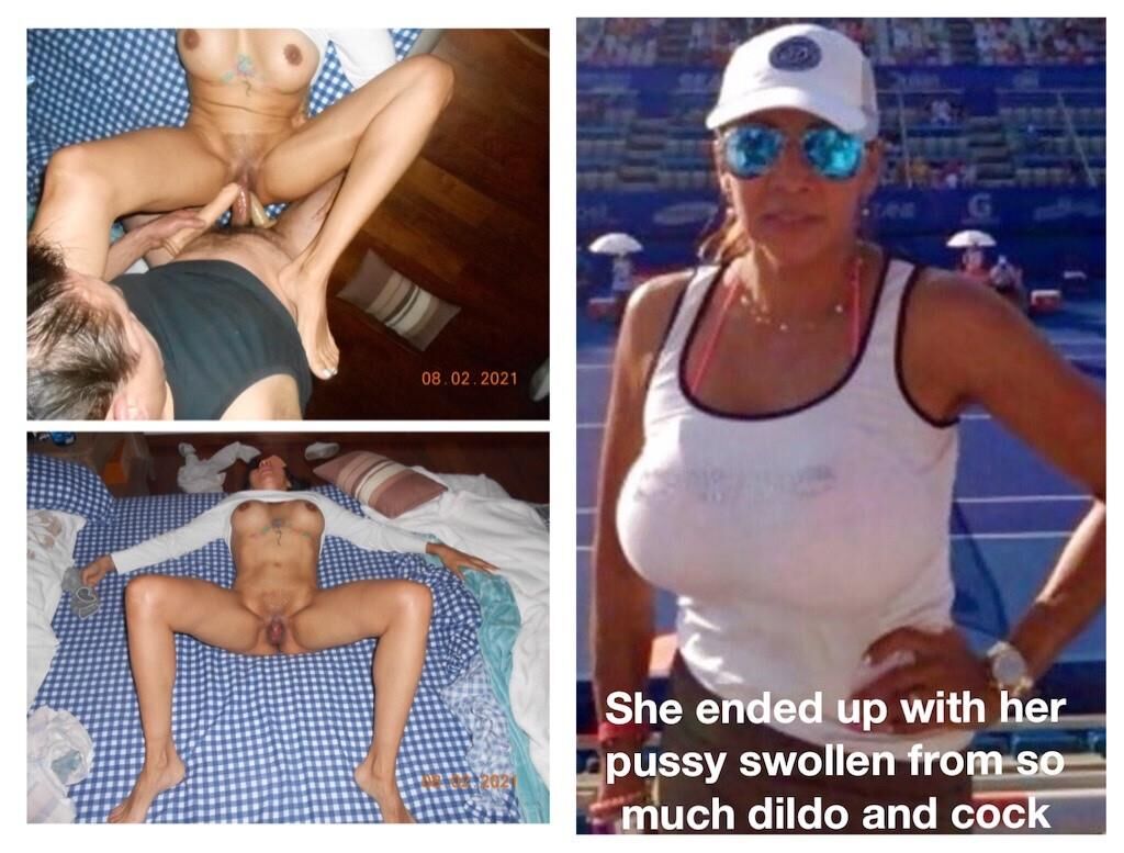 Wife whit Big Boobs Vs Big Dildos 