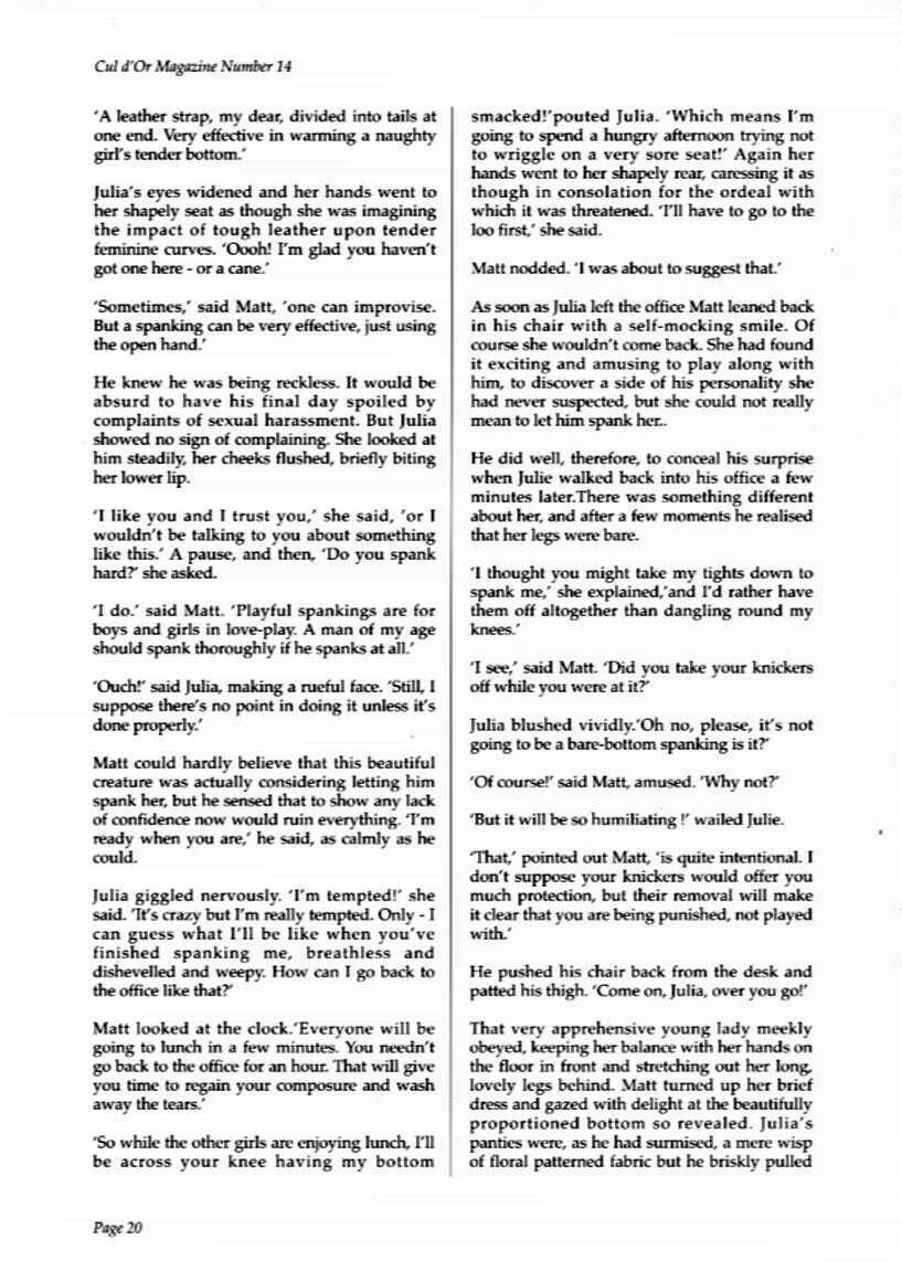 Spalking retro del problema de la culpa (historias de texto)