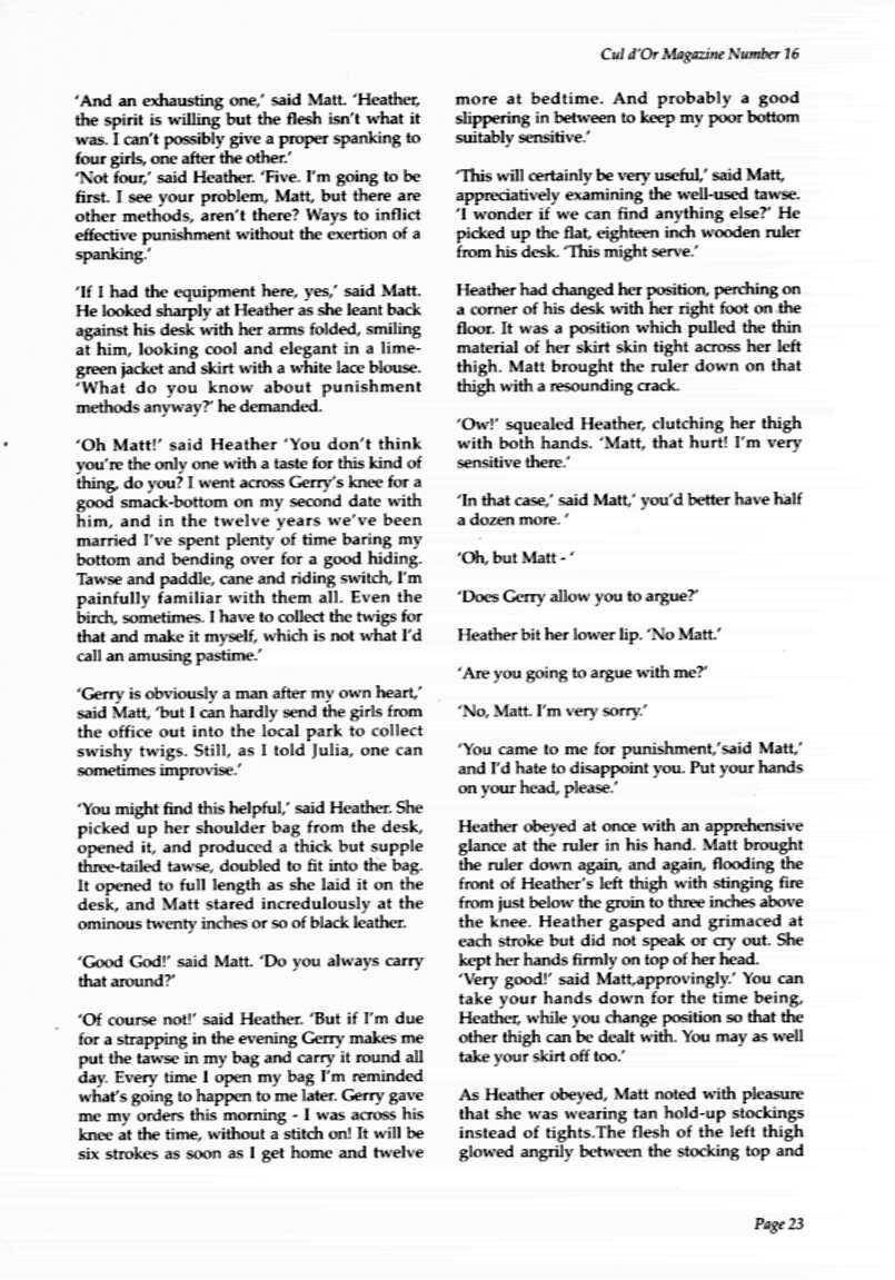 Spalking retro del problema de la culpa (historias de texto)