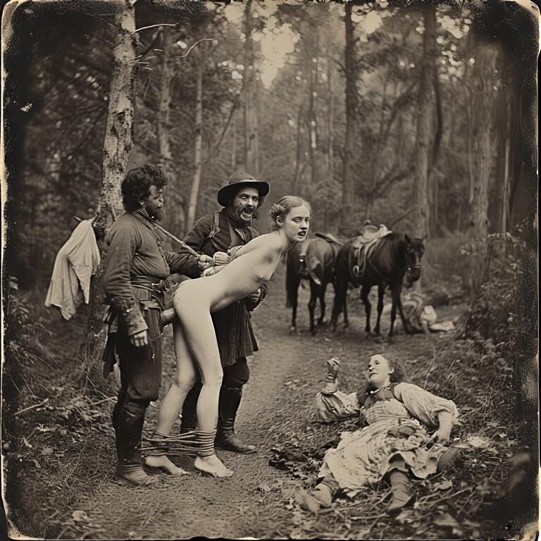 Frauen als Beute von Räubern