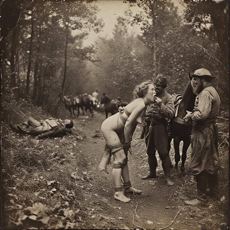 Frauen als Beute von Räubern