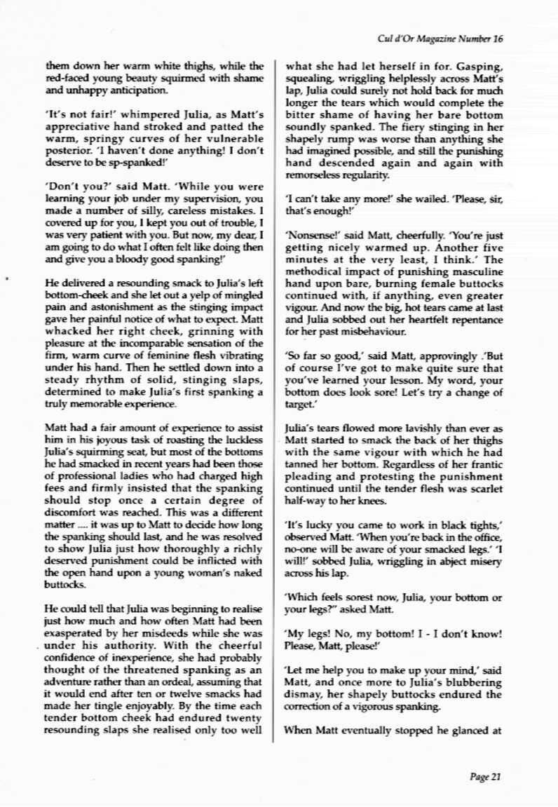Spalking retro del problema de la culpa (historias de texto)