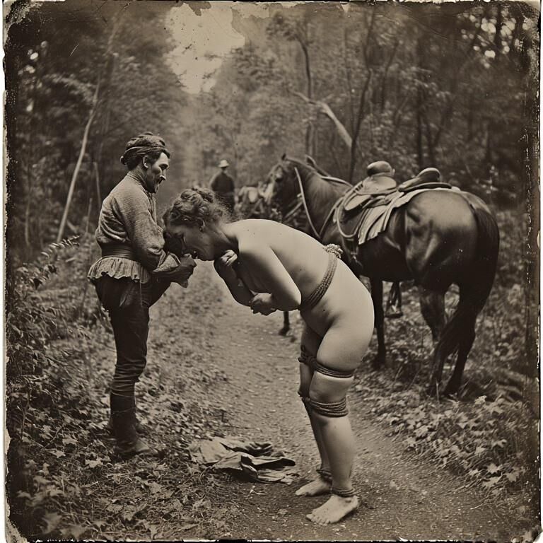 Frauen als Beute von Räubern