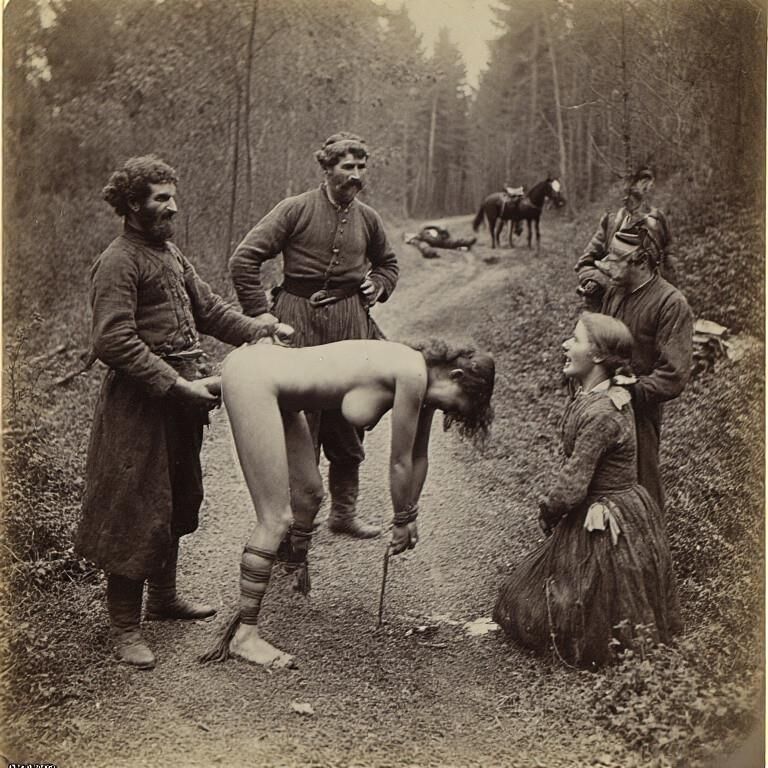 Frauen als Beute von Räubern