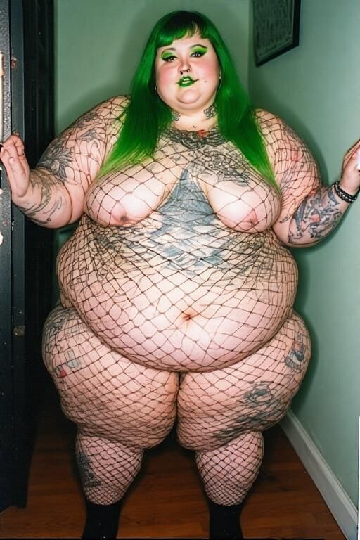 KI -Kreationen (ich habe ein wenig geholfen) BBW Punks und Piercings