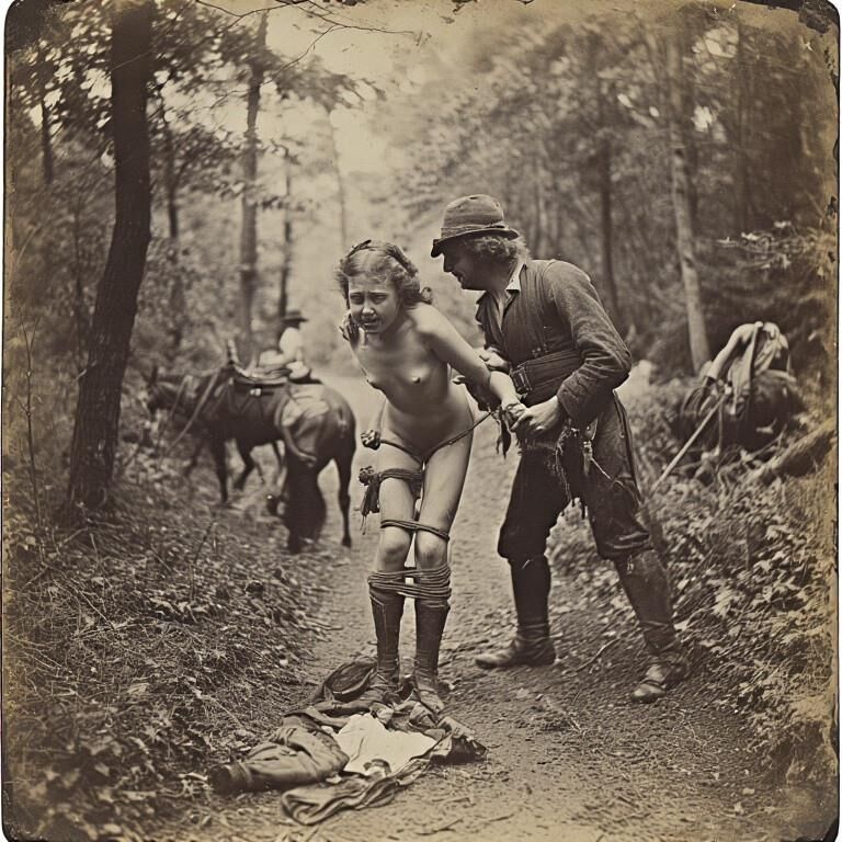 Frauen als Beute von Räubern