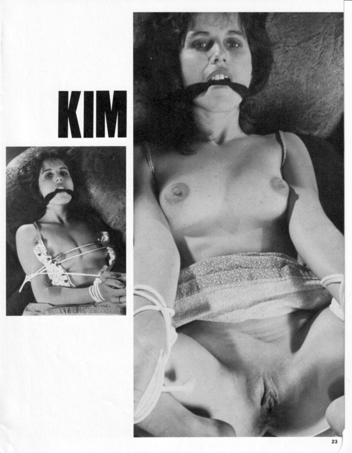 Vintage Bondage Magazine Sexy Sklaven
