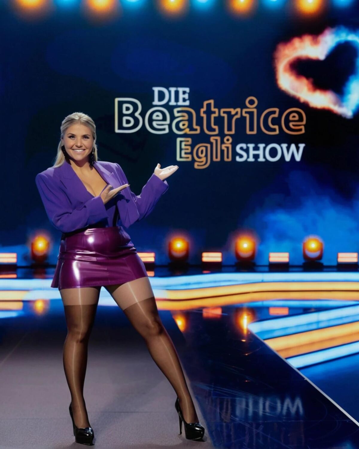Ai Beatrice Egli dans les nylons