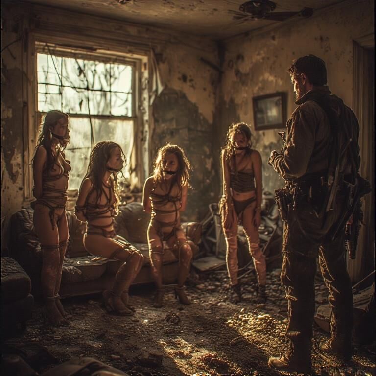 Sklavenmädchen nach der Apokalypse