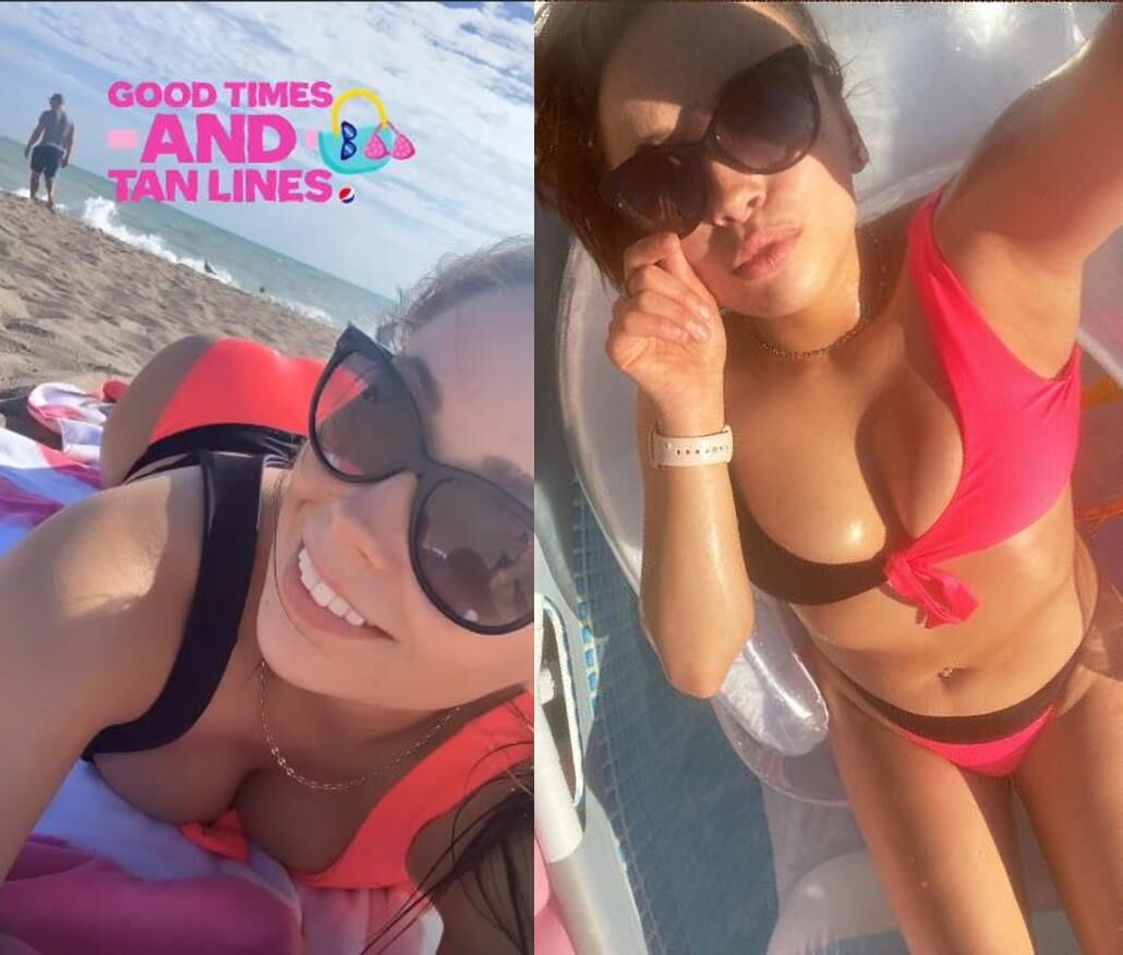 Jessie Thong Teen vs Nicole Blonde Milf Bikinis