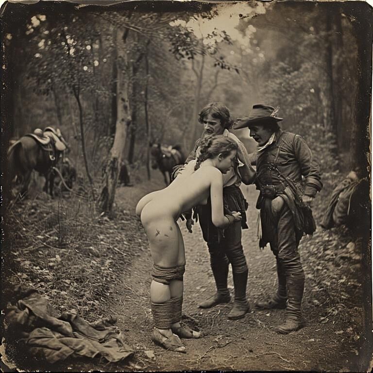 Frauen als Beute von Räubern