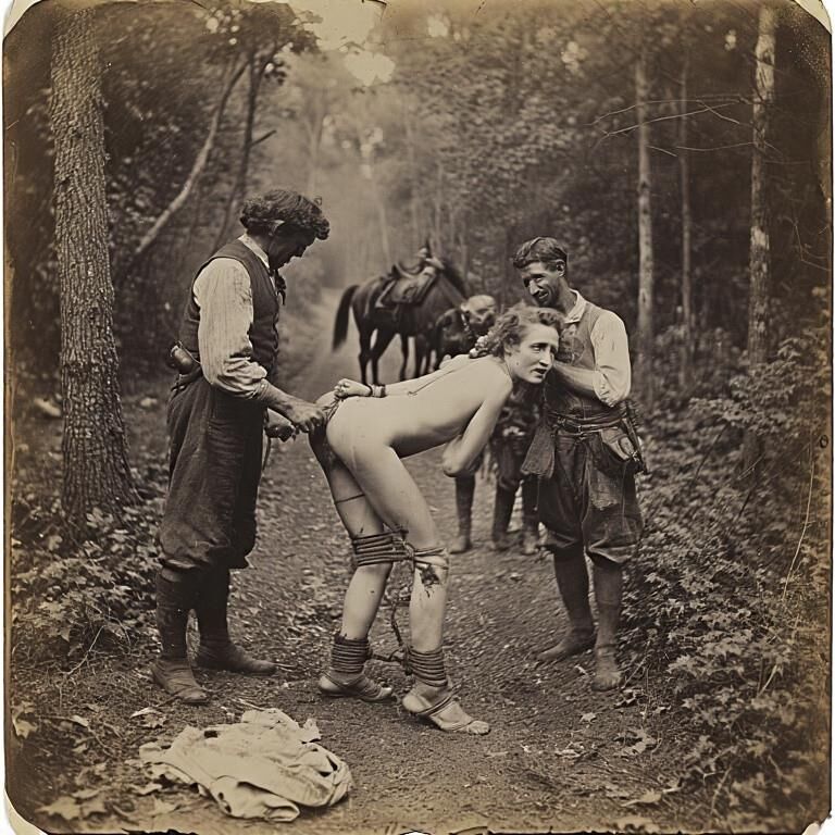 Frauen als Beute von Räubern