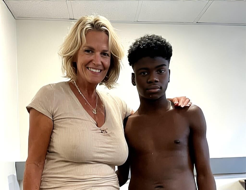 Young BBC passing the exam