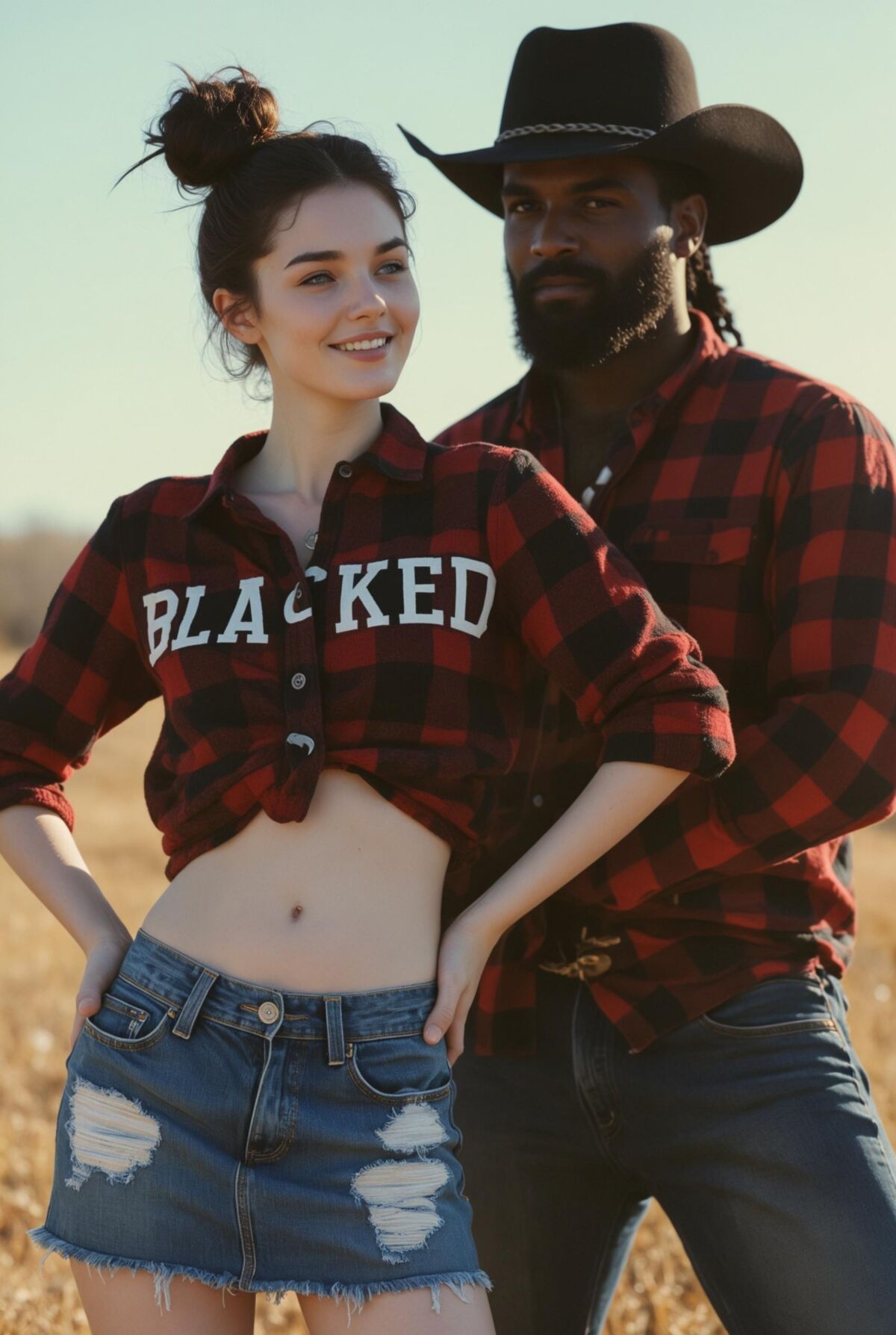 Interracial Couples wearing Blacked Summer Collection