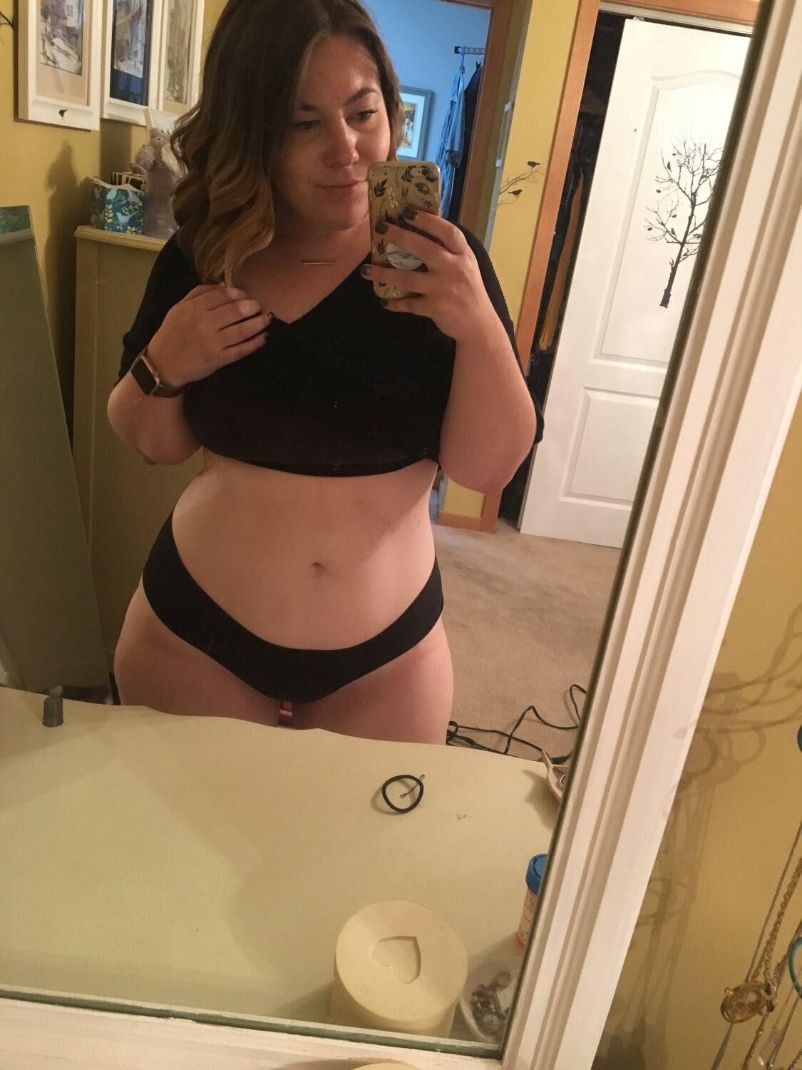 Mãe Chub de selfie