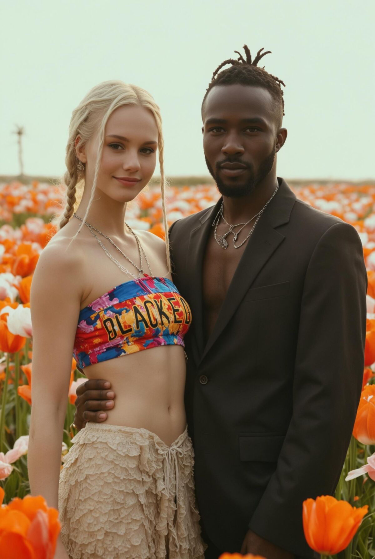 Interracial Couples wearing Blacked Summer Collection