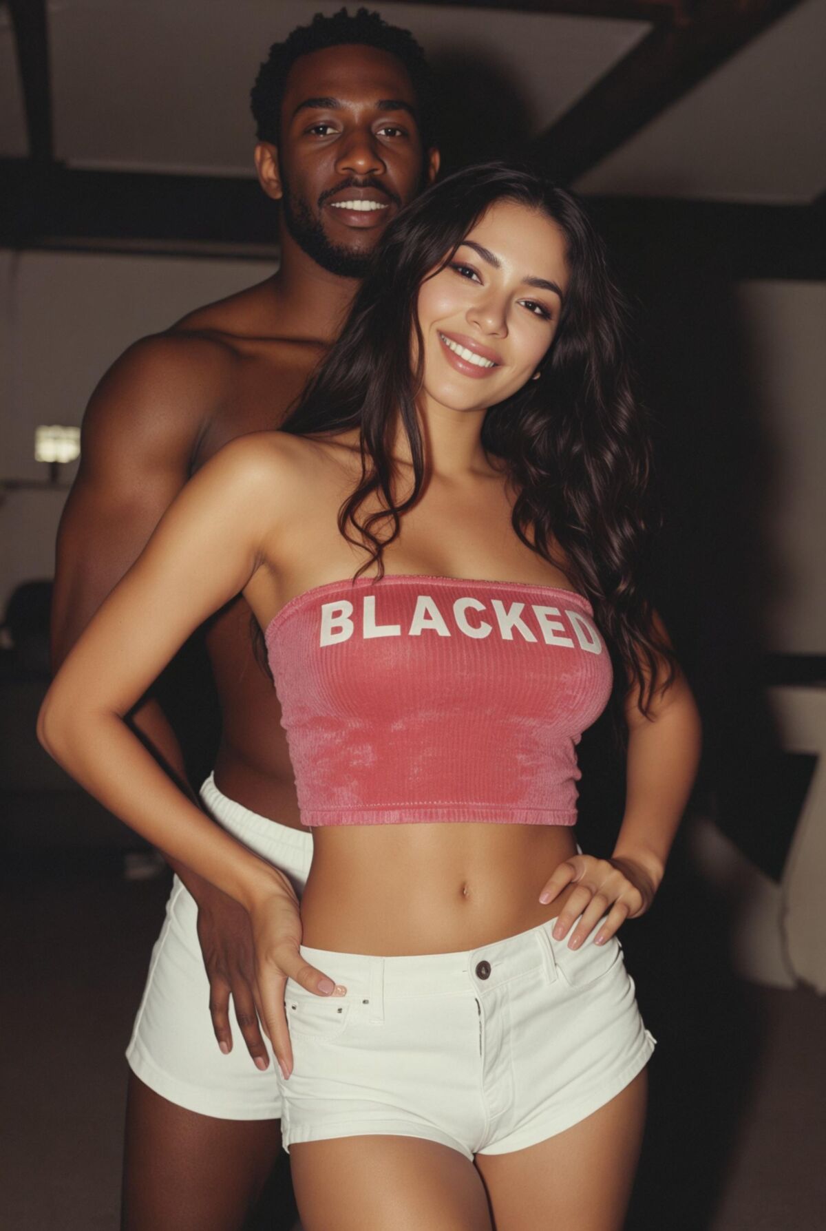 Interracial Couples wearing Blacked Summer Collection