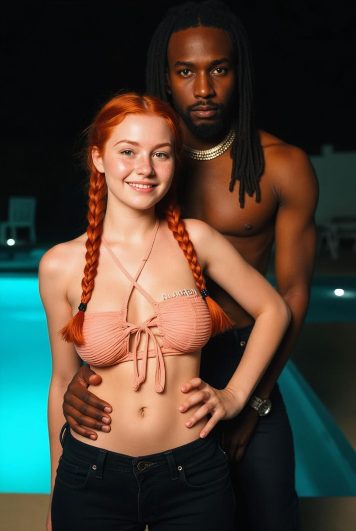 Interracial Couples wearing Blacked Summer Collection