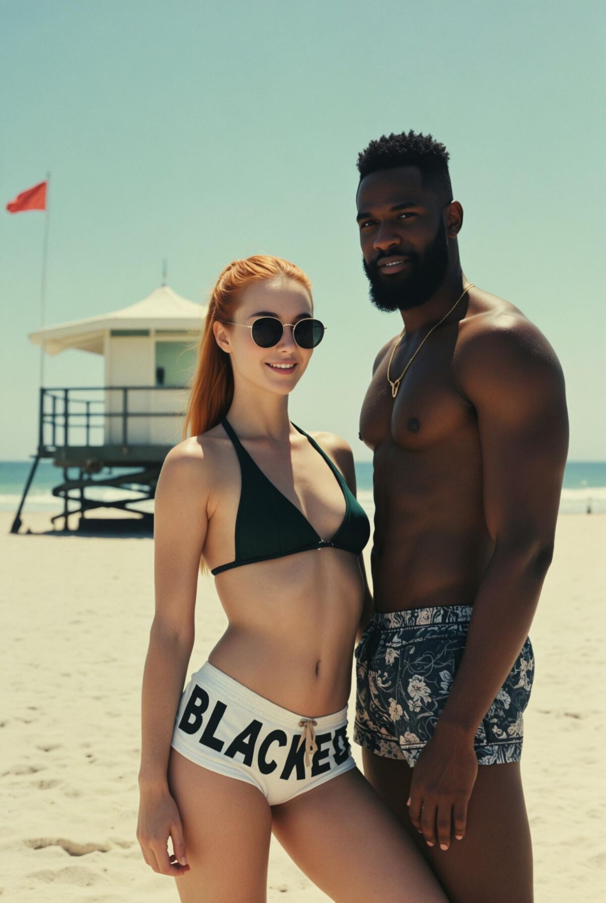 Interracial Couples wearing Blacked Summer Collection