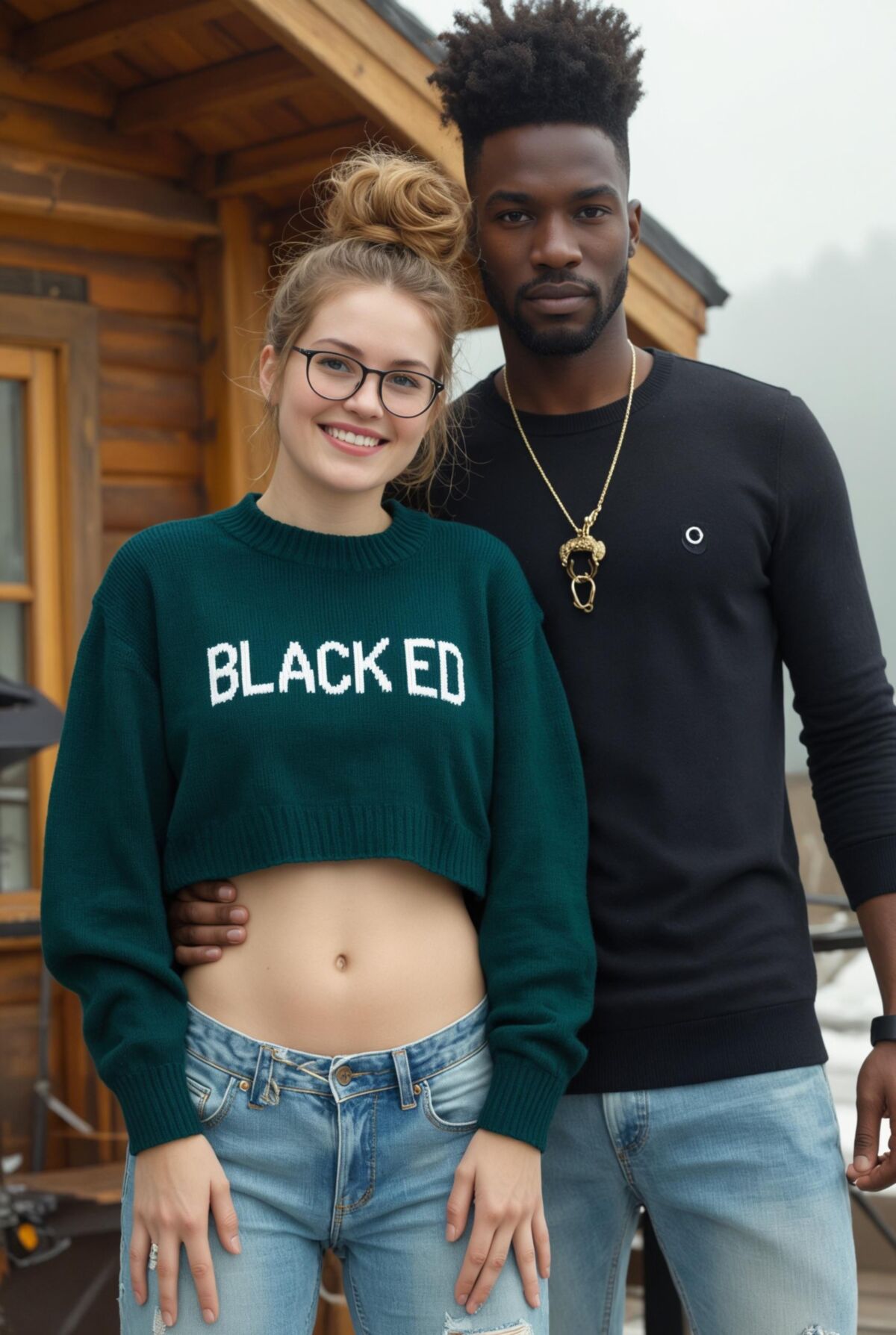 Interracial Couples wearing Blacked Summer Collection