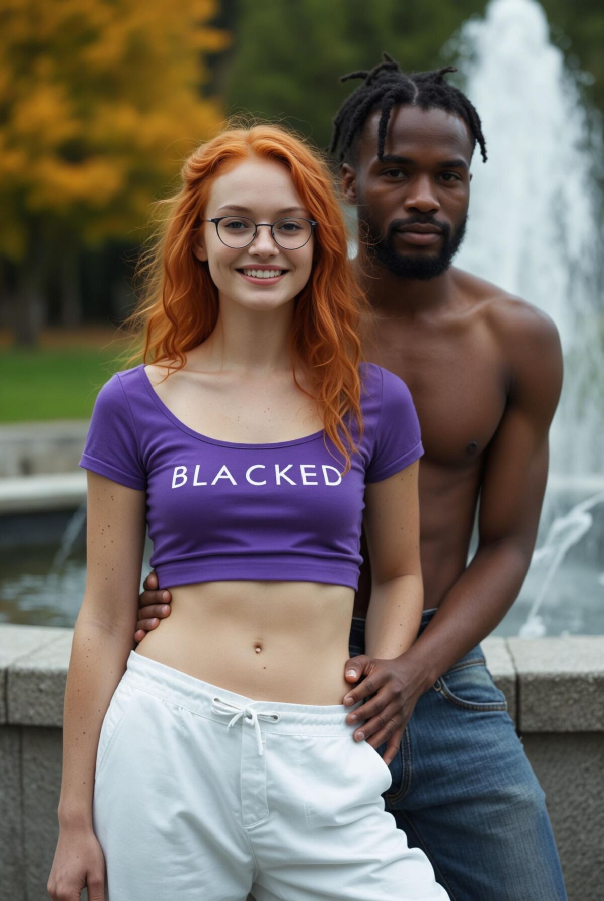 Interracial Couples wearing Blacked Summer Collection