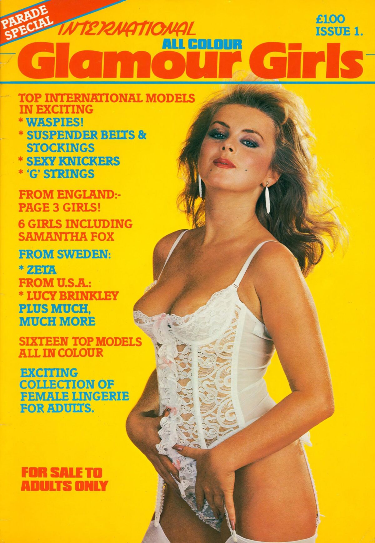 Problème international des filles glamour
