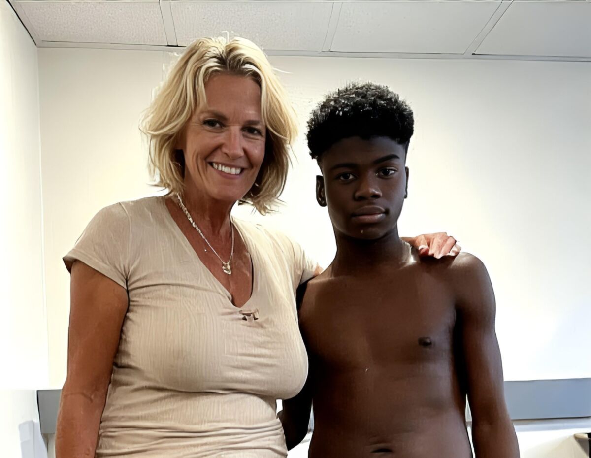 Young BBC passing the exam
