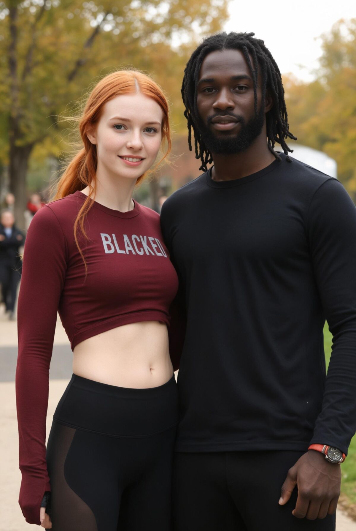 Interracial Couples wearing Blacked Summer Collection