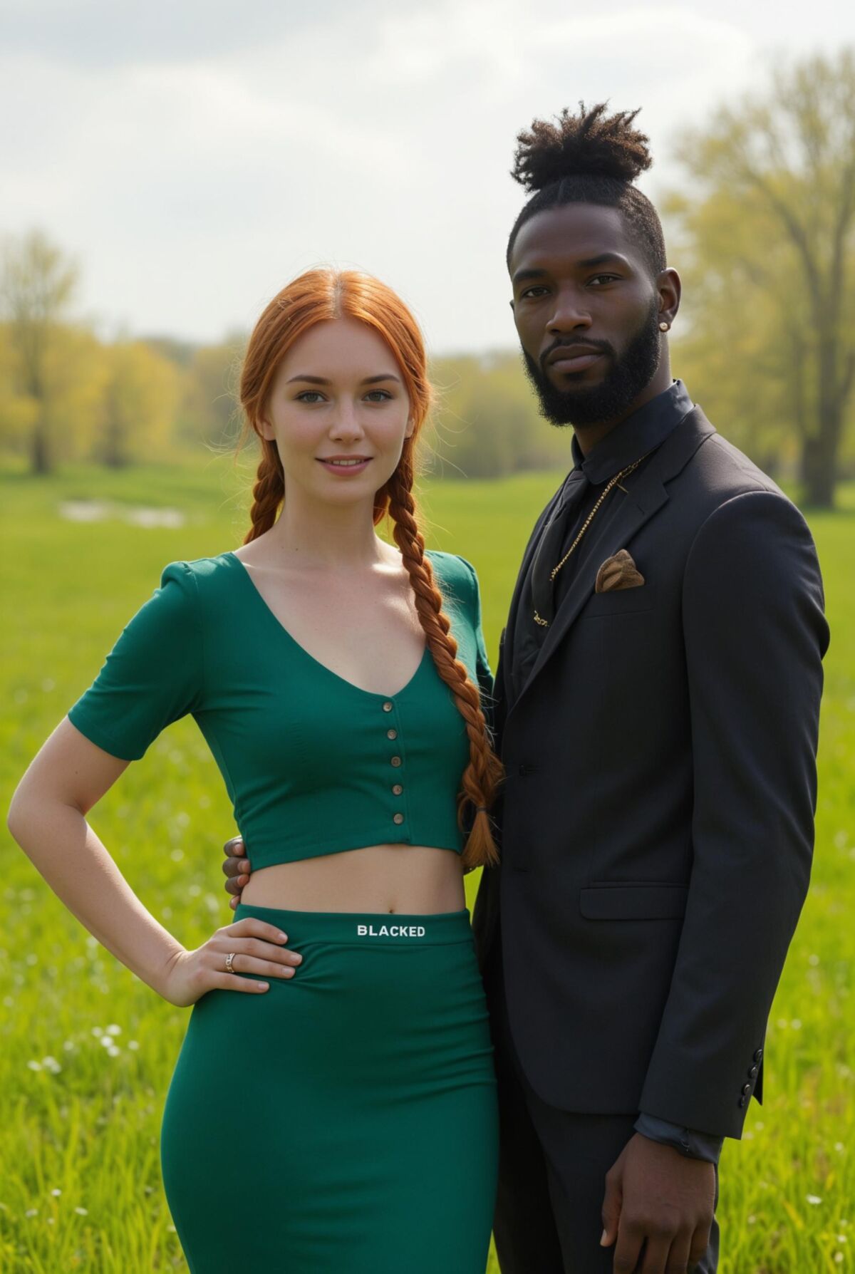 Interracial Couples wearing Blacked Summer Collection