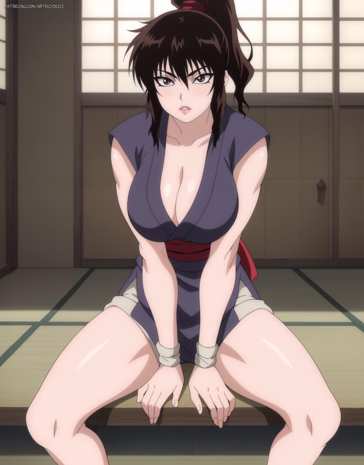 [Artkoikoi] Okoi (Basilisk Kouga Ninpou Chou) [AI generiert]