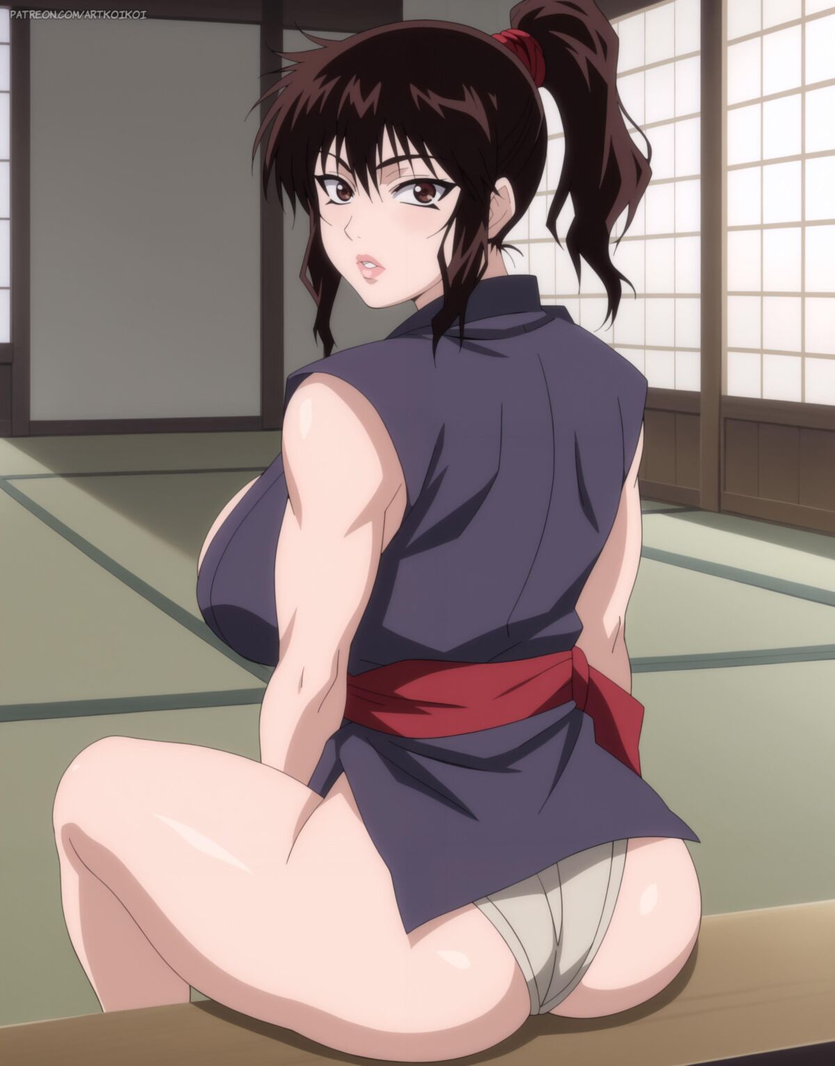 [Artkoikoi] Okoi (Basilisk Kouga Ninpou Chou) [AI generiert]