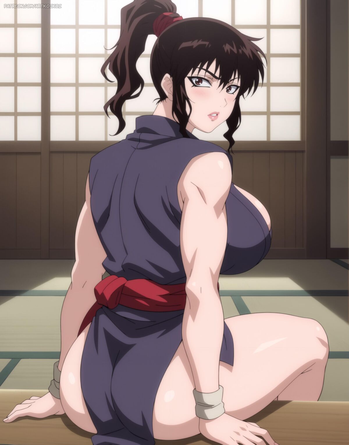 [Artkoikoi] Okoi (Basilisk Kouga Ninpou Chou) [AI generiert]