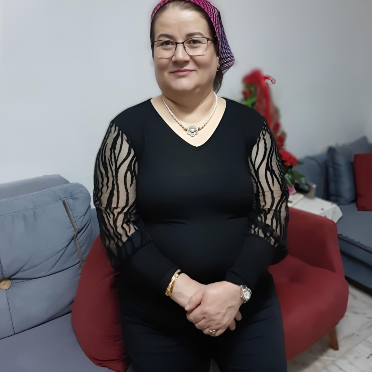 Türkische reife Dame Bild
