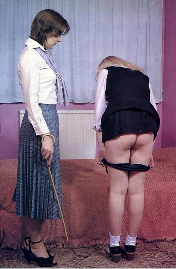 School Ma'am Spanking Caning Schoolgirl 