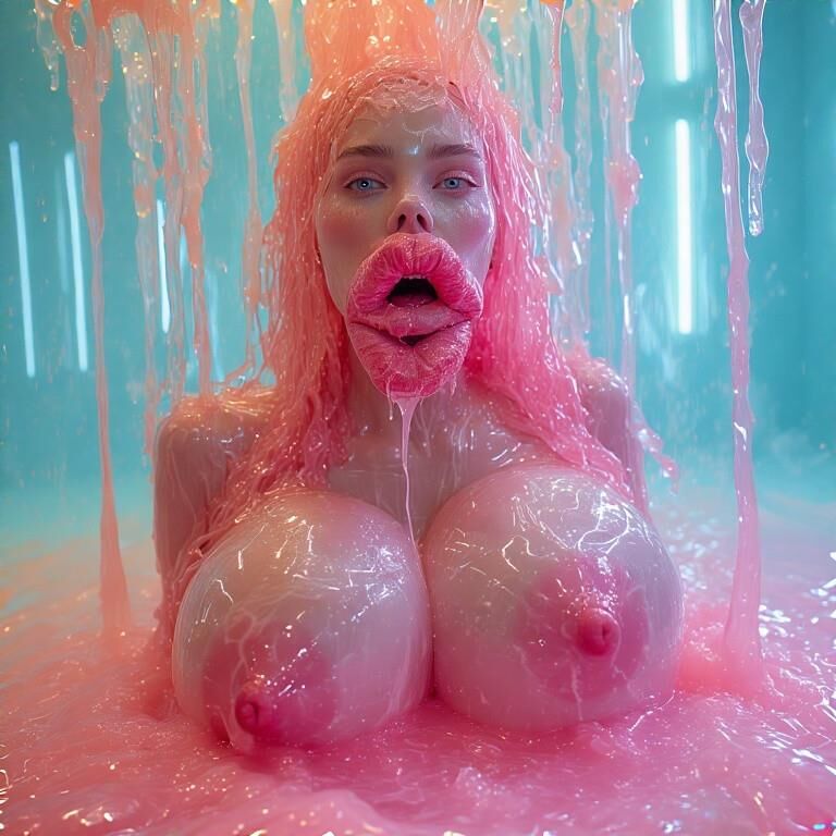 Bimbo -Liebhaber von Schleim