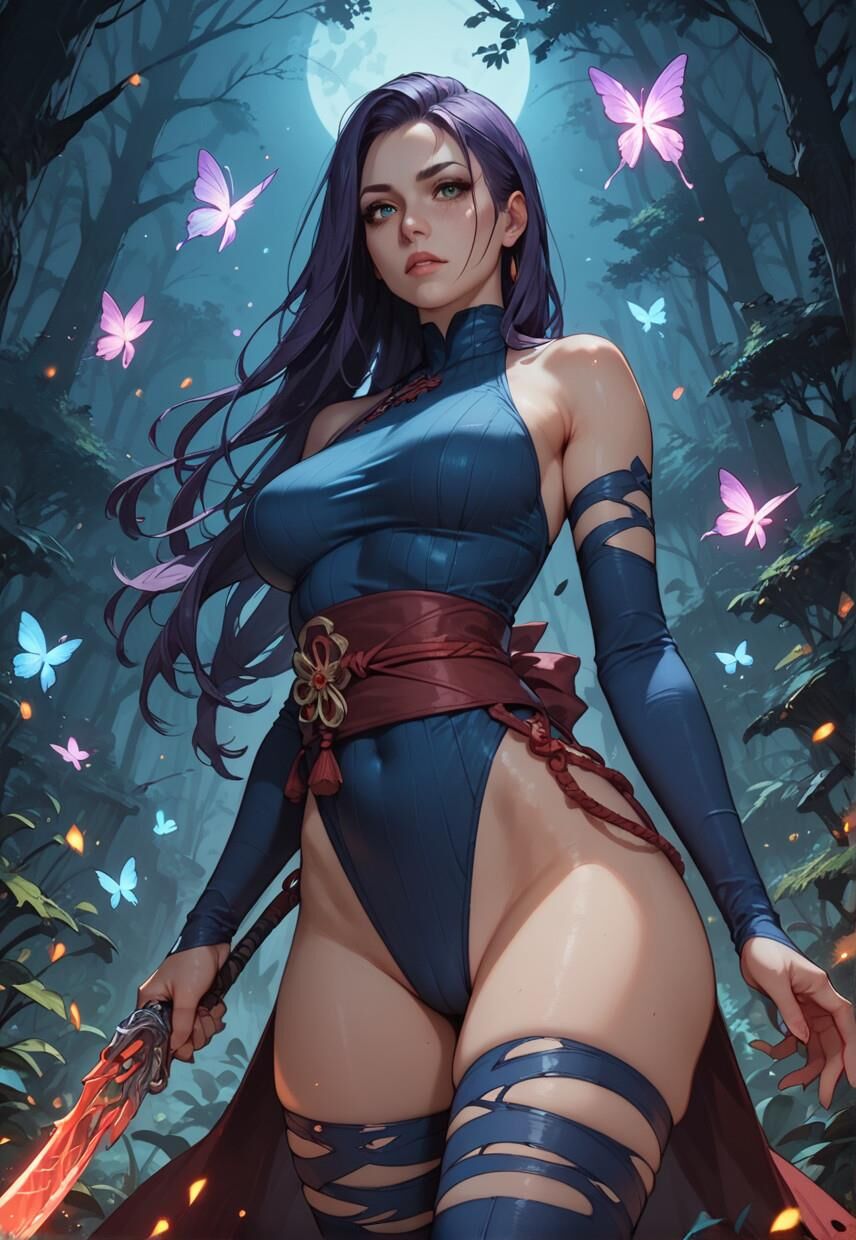 Marvel Psylocke wird gefickt und nackt