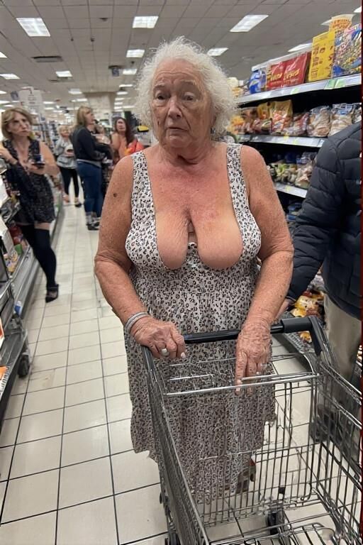 Schlaffe Frauen einkaufen