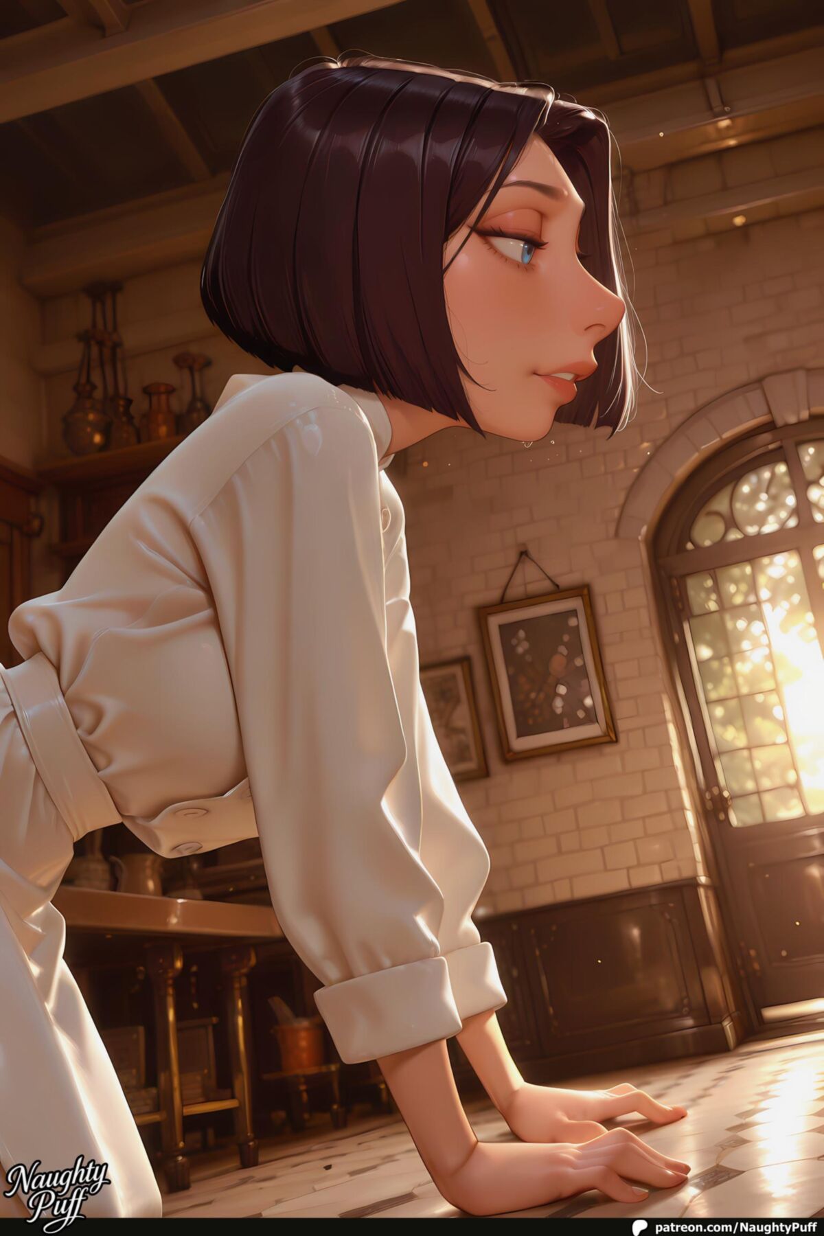 Ratatouille Colette Tatou fickt in der Küche