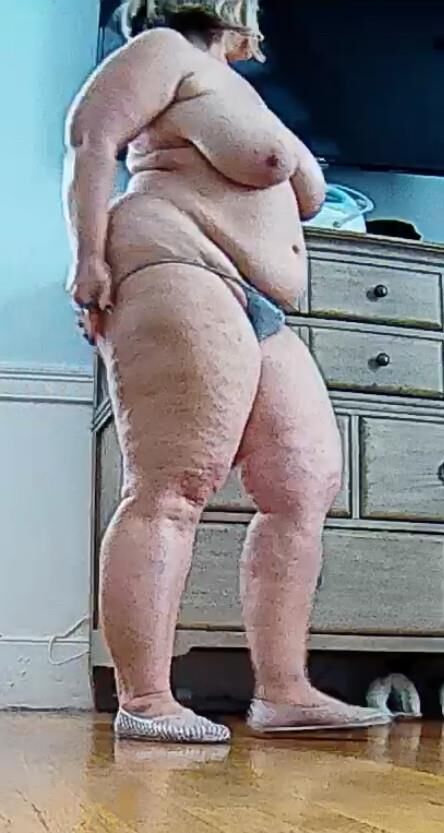 BBW Wife Getting Undressed