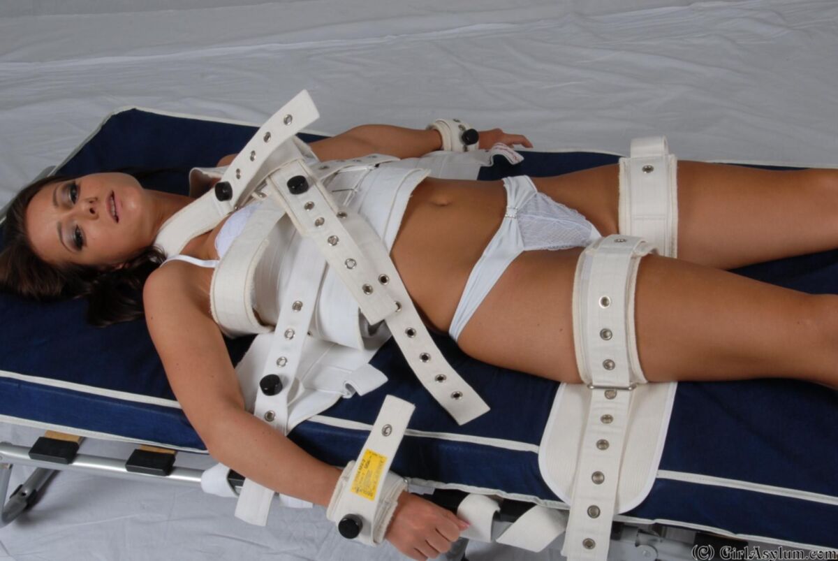 Melissa Mendiny Tied to a Strecher