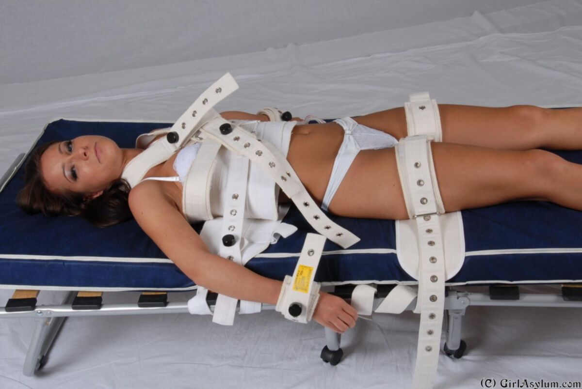 Melissa Mendiny Tied to a Strecher