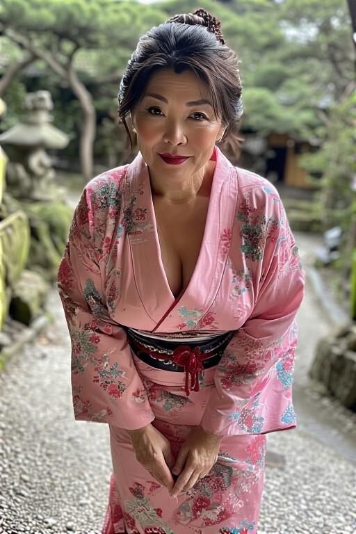 Ai reife Kimono -Dame