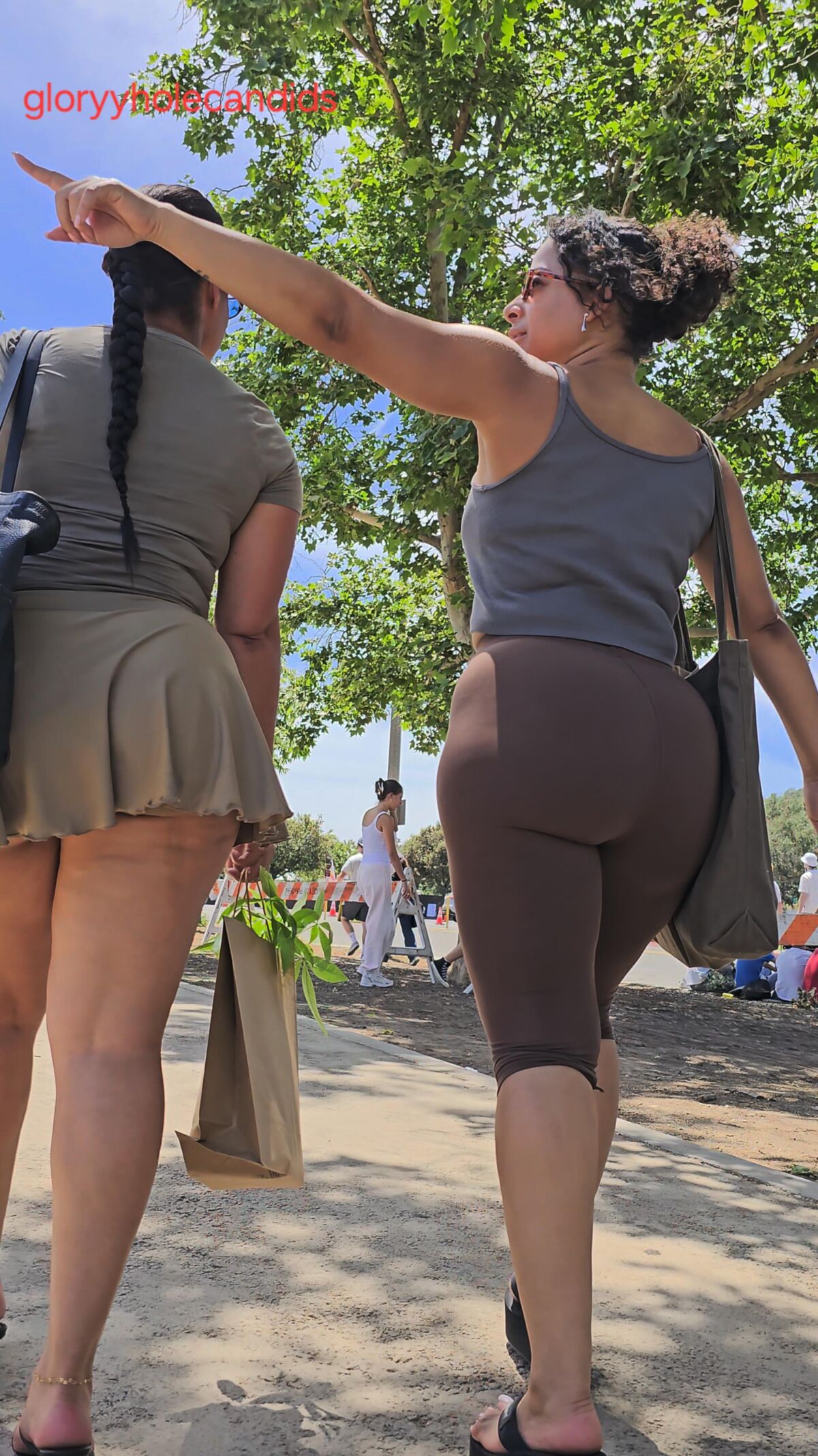 Ciera Rogers in The Wild CANDID Booy Pic