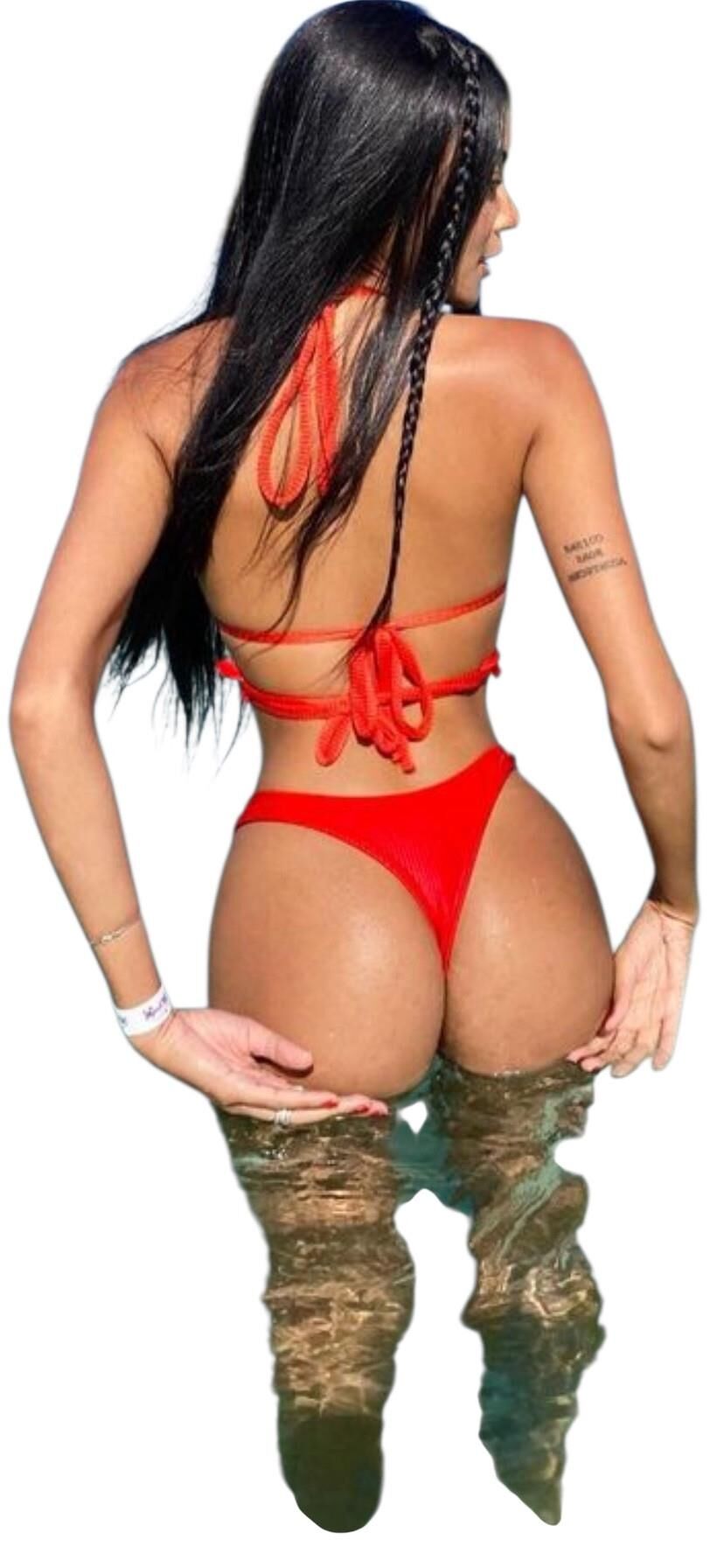 Latina Cute Big Butt Stickers 