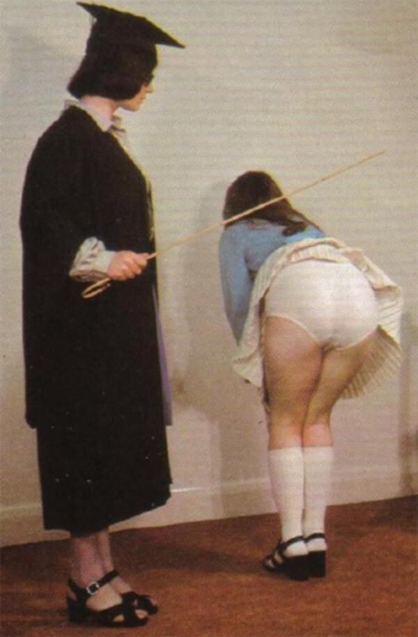 School Ma'am Spanking Caning Schoolgirl 