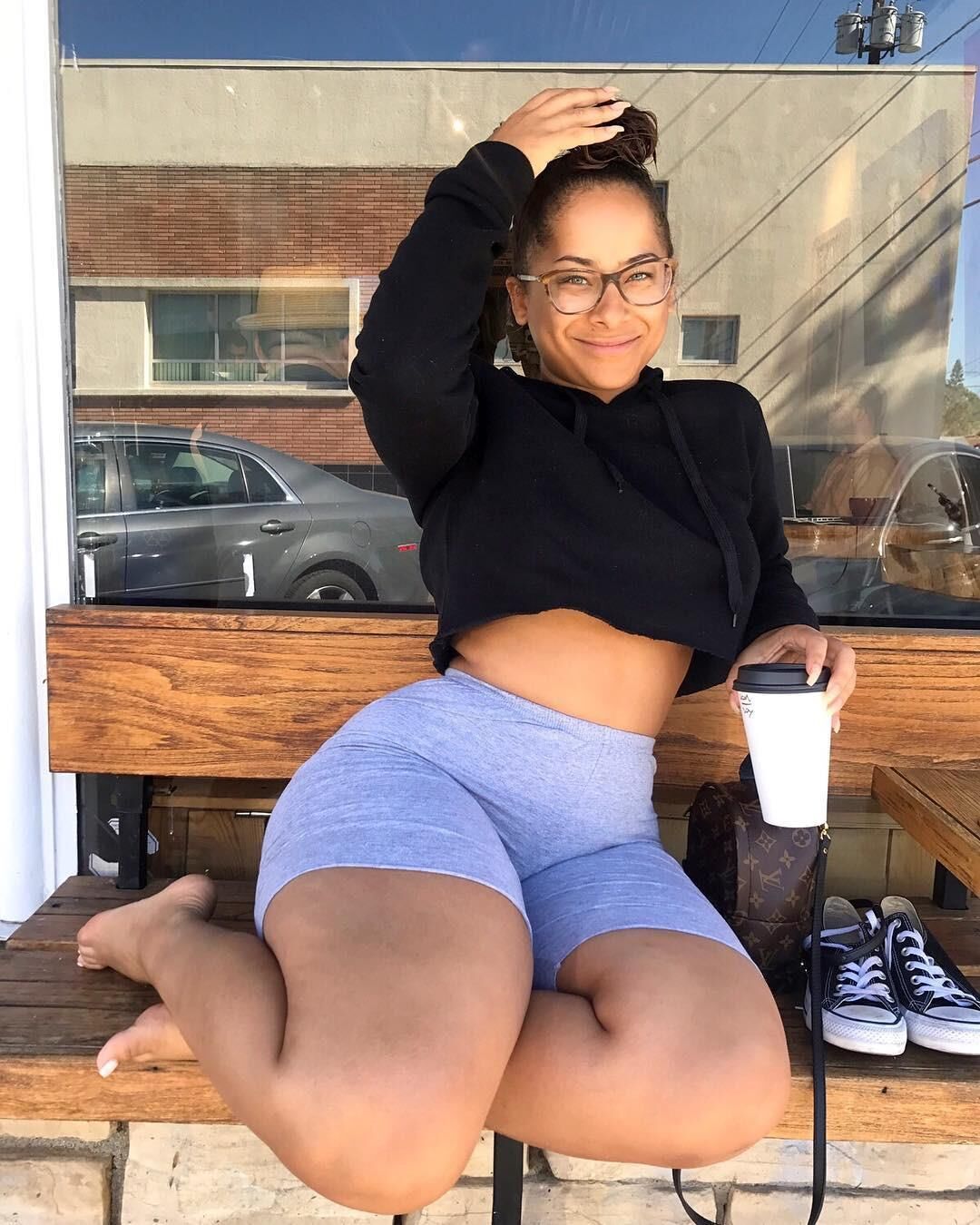 Ciera Rogers in The Wild CANDID Booy Pic