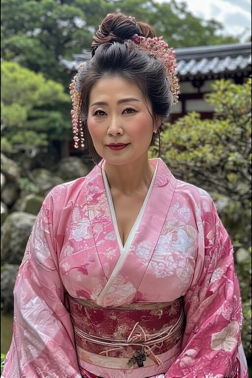 Ai reife Kimono -Dame