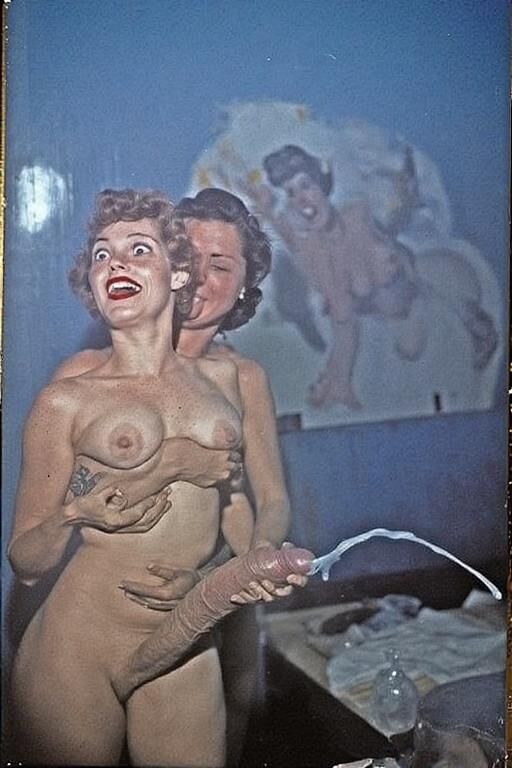 Vintage -Spermaschlampen