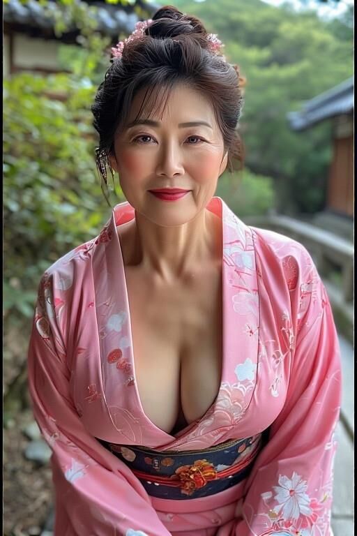 Ai reife Kimono -Dame