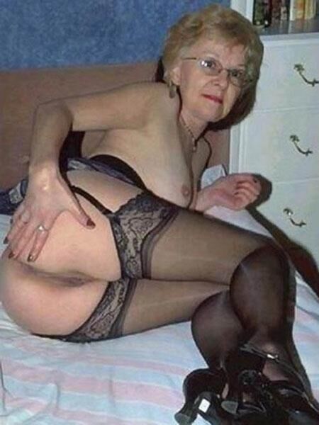 Grannies Show Off Both Holes!